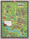 1959 Garfield Pictorial Map of Harvard University and Radcliffe College
