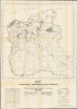 1900 Black Map of Field Works around Havana, Cuba, Spanish-American War