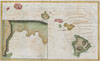 1785 Cook - Bligh Map of Hawaii