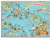 1935 Ruth Taylor White Map of the Hawaiian Islands