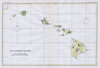 1883 U.S.G.S. Map of the Hawaiian Islands