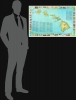 Hawaii Surfing Map. - Alternate View 1 Thumbnail