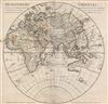 1724 Delisle Map of the Eastern Hemisphere (w/ Sea of Korea)