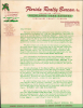 1956 Florida Realty Bureau Promotional Map of Highlands County, Florida