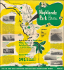 1956 Florida Realty Bureau Promotional Pictorial Map of Highlands County, Florida