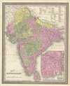 1849 Mitchell Map of India