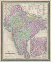 1853 Mitchell Map of India
