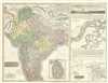 1814 Thomson Map of India w/ Ganges