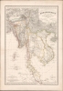 1832 Berghaus 'Atlas von Asia' Map of Southeast Asia