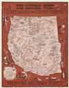 1968 Dagosta Pictorial Map of the American West