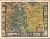 1949 Love Pictorial Historical Map of Colorado