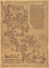 Historical Map of Home Federal Country. California Historical Events 1540 - 1890. - Main View Thumbnail