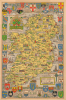 1969 Bullock Pictorial Historical Map of Ireland