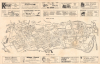 1970 Florida Keys Star Pictorial Historical Map of Key West