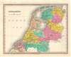 1827 Finley Map of Holland or the Netherlands