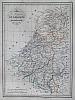 1835 Malte-Brun Map of Belgium and Holland or the Netherlands