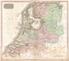 1818 Pinkerton Map of Holland or the Netherlands