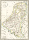 1832 Delamarche Map of Holland and Belgium