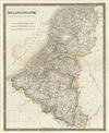 1835 Hall Map of Holland and Belgium