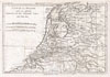 1780 Raynal and Bonne Map of Holland and Belgium