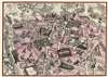 1937 Groth Pictorial Map of Hollywood, California