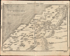 1581 / 1608 Bünting Woodcut Map of Judaea and Galilaea