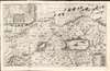1662 Jansson and Hornius Map of the Holy Land, Israel, and Palestine
