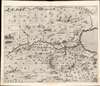 1662 Jansson and Hornius Map of the Holy Land, Israel, and Palestine