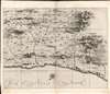 1662 Jansson and Hornius Map of the Holy Land, Israel, and Palestine
