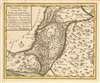 1780 Schley Map of the Holy Land during the Regins of Kings David and Solomon
