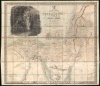 1835 Seaton's Map of the Holy Land: Israel and Palestine