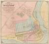 1874 Loomis and Kirtland City Plan or Map of Holyoke, Massachusetts