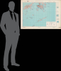 1945 Army Map Service Map of Hong Kong, World War II, Proof Print