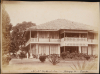 1890 Panoramic Photo of Hong Kong (Peak, Central) w/ Sumatra Bridge on verso