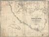 1855 Imray Blueback Chart Map of Hong Kong and Taiwan, China