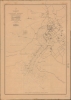1892 Proof State U.S. Navy Map of Honolulu Harbor, w/manuscript corrections
