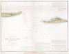 1853 U.S.C.S. Map of Horn Island Pass ( Mississippi & Louisiana )
