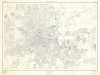 1957 U.S. Geological Survey City Map or Plan of Houston, Texas