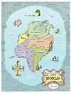 1969 Crabb and Shubb Humbead's Map of the World