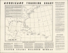 1960 U.S. Weather Bureau Hurricane Tracking Chart