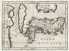 1700 Kaerius Map of Japan and Korea as an Island
