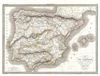 1831 Lapie Map of Ancient Iberia or Spain