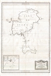 1786 Tofino Nautical Chart or Map of Ibiza, Spain