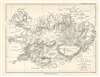 1894 Weller Map of Iceland