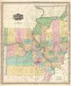 1825 Tanner Map of Illinois and Missouri (Osage, Sauk and Fox)