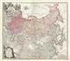 1739 Hase and Homann Heirs Map of Russia and Asia