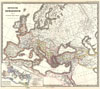 1865 Spruner Map of the Roman Empire under Constantine