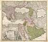 1725 Homann Map of the Turkish Empire