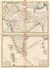 1780 Raynal / Bonne Map of India