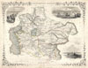 1851 Tallis and Rapkin Map of Independent Tartary (Central Asia)